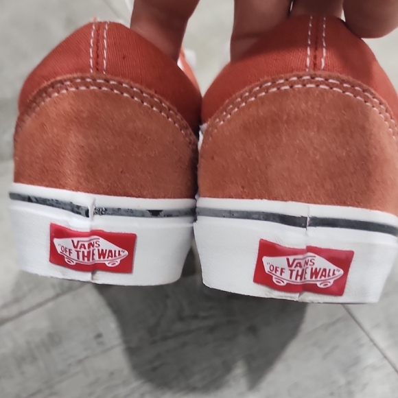 Vans Red and White Flats - Picture 6 of 9